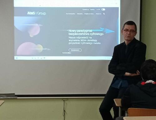 spotkanie z przedstawicielem firmy z branży IT ATOS sp. z o.o. panem Pawłem Marciniszynem
