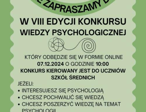 Konkurs Wiedzy Psychologicznej